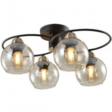 Φωτιστικό Οροφής 4xE27 230V Μαύρο-Μπρονζέ 955JAY4